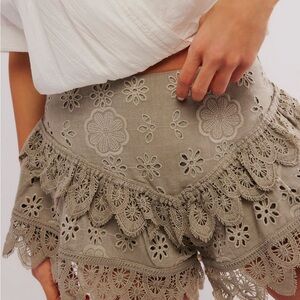 Free people lace shorts Bali Warm nights
